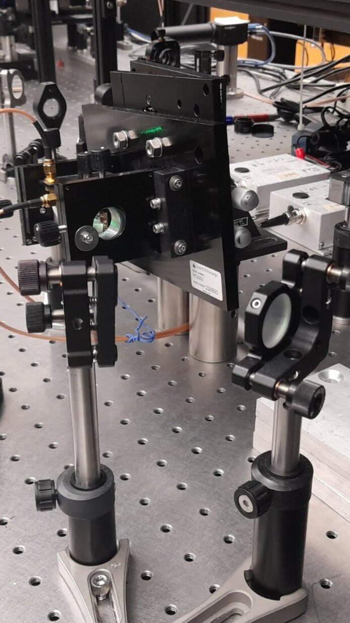 Optische Elemente des interferometrischen Streumikroskops