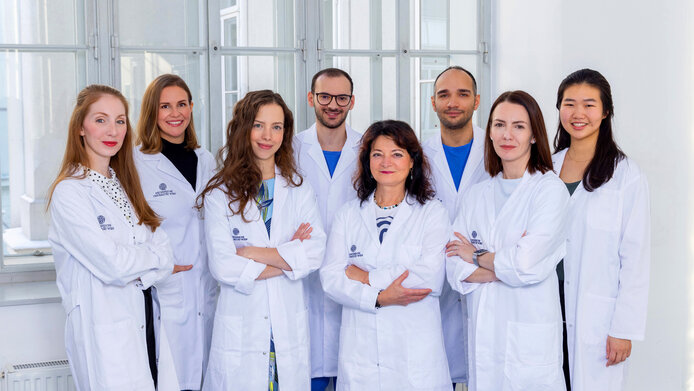 The team at the Long Covid Cardiology Outpatient Clinic at the Medical University of Vienna consists of eight women and two men