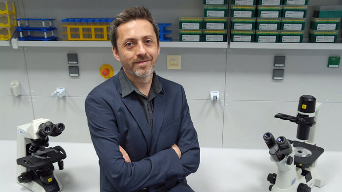 Young male researcher in the Lab 