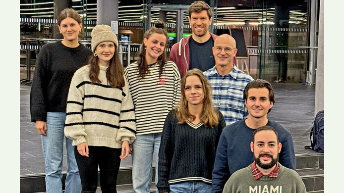 Group photo of an international research team