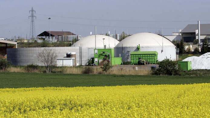 Eine Biogasanlage in Niederösterreich.